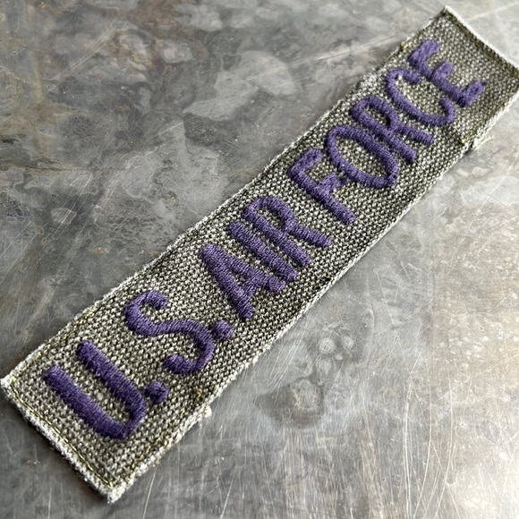 U.S. AIR FORCE embroidered tape patch - Vintage - Picture 3 of 11